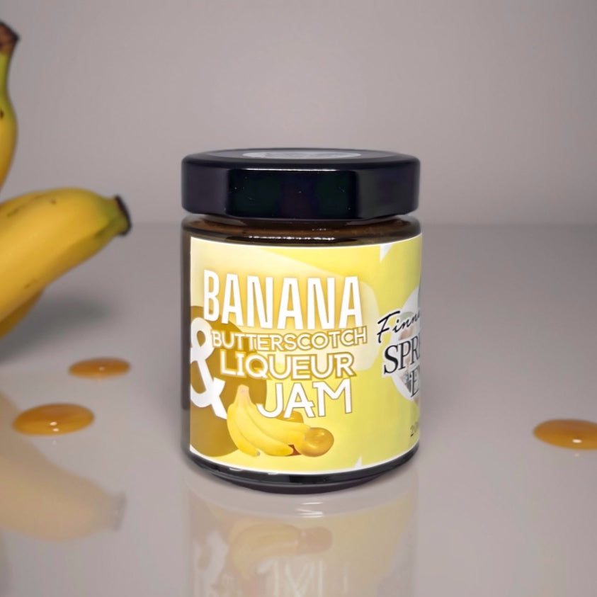 Banana & Butterscotch Liqueur Jam