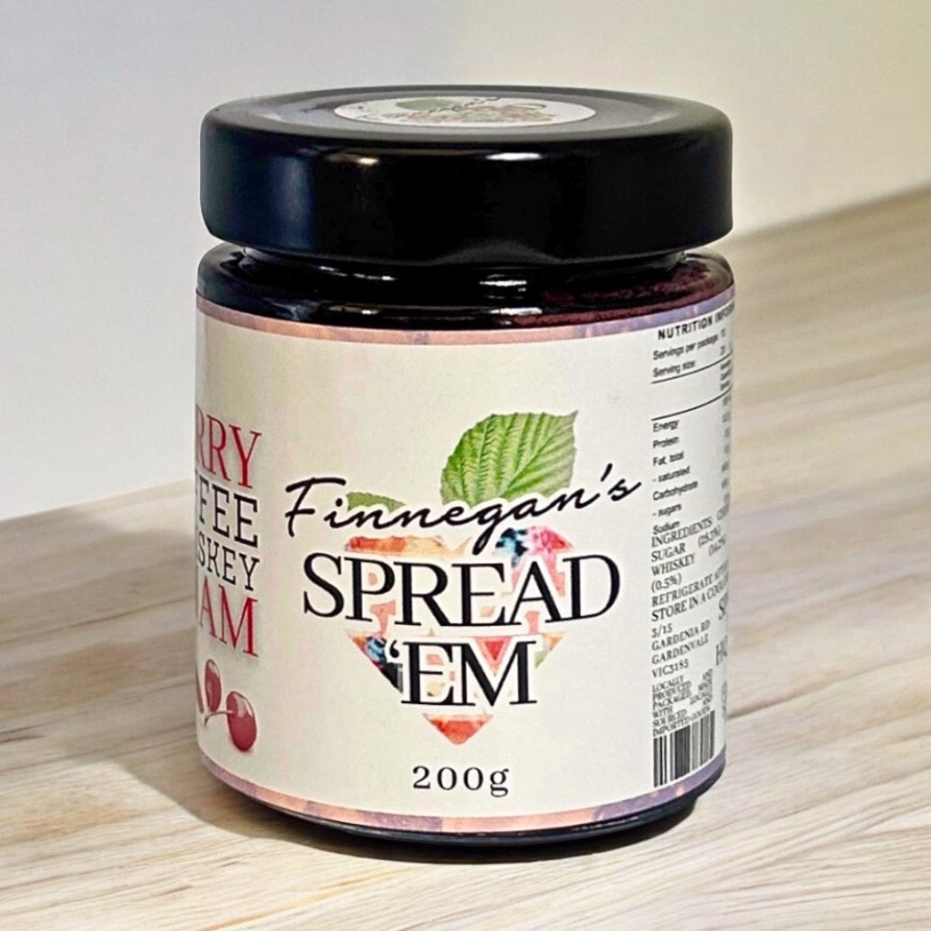Cherry & Coffee Whiskey Jam