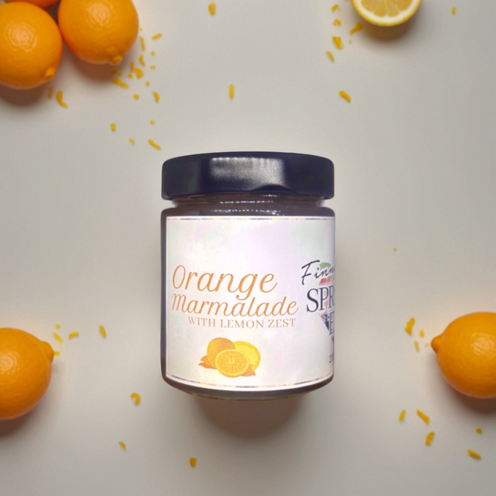 Orange Marmalade with Lemon Zest