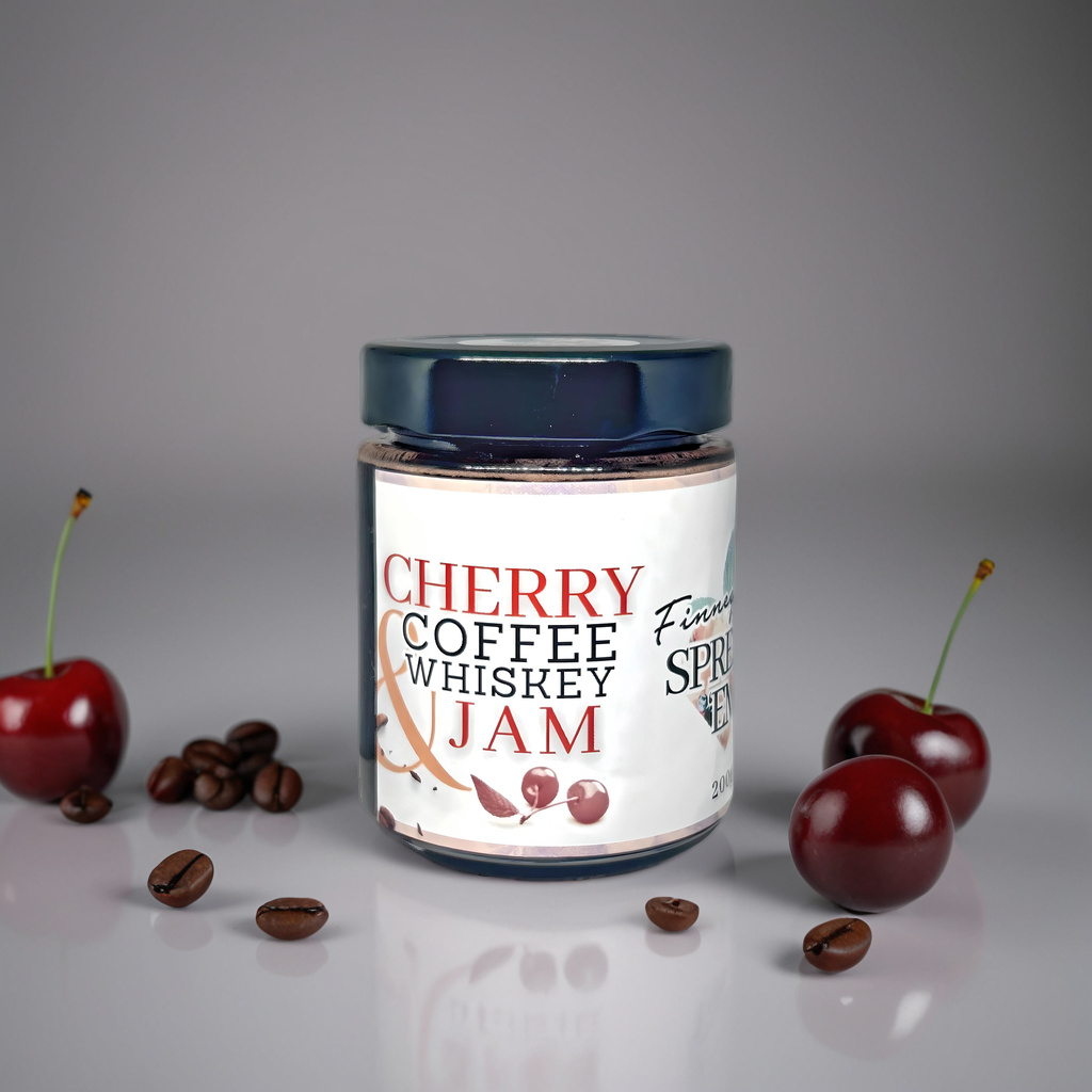 Cherry & Coffee Whiskey Jam