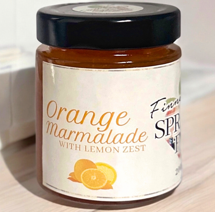 Orange Marmalade with Lemon Zest
